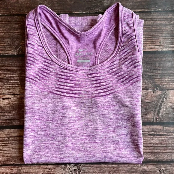 NIKE | Pale purple marl DRIFIT racerback workout tank - Picture 1 of 9